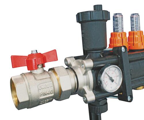 Collecteur PCBT Polyamide - entrées F26/34 - 6 départs 3/4EK